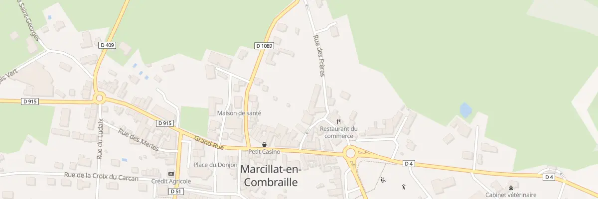 Plan du 7 Rue des Frères à Marcillat-en-Combraille