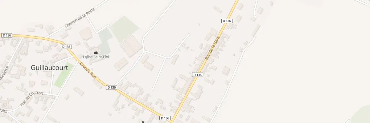 Plan du 17 Rue de la Gare à Guillaucourt
