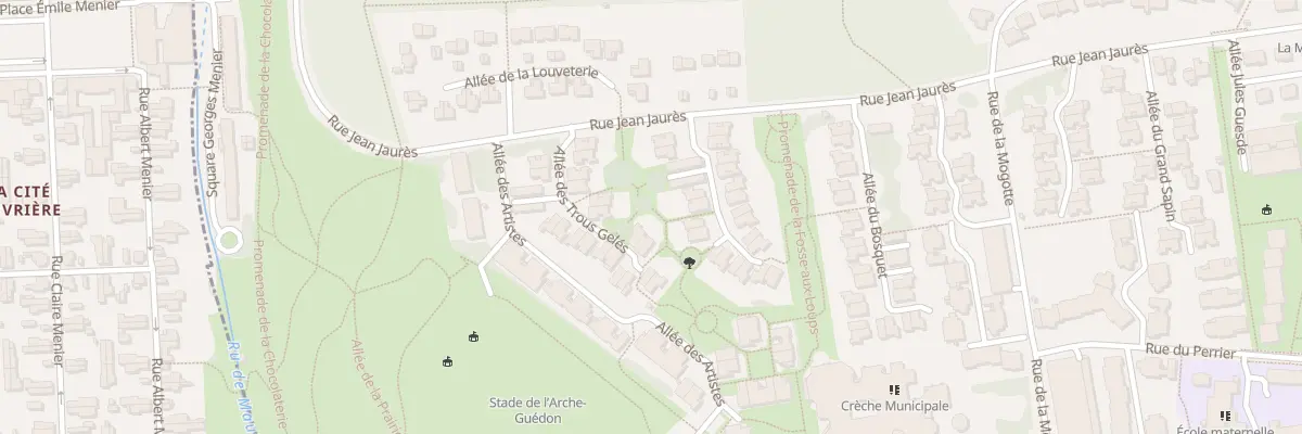 Plan du 23 All aux Loups à Torcy