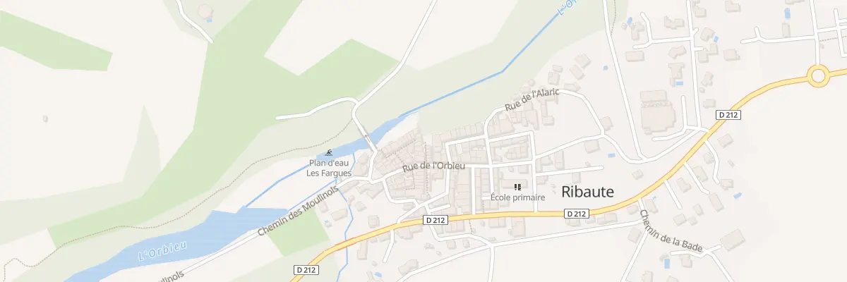 Plan du 11 Rue du Château à Ribaute