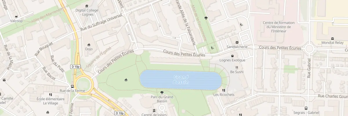 Plan du 8 Crs des Petites Ecuries à Lognes