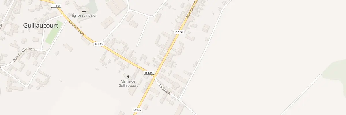 Plan du 10B Rue de la Gare à Guillaucourt