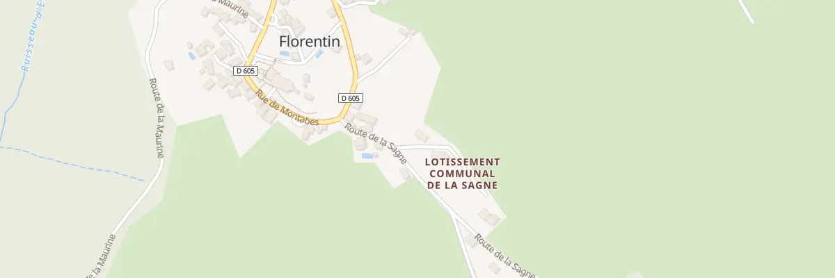 Plan du 5350 Lot La Sagne à Florentin-la-Capelle