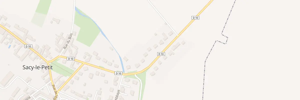 Plan du 25 Rue de la Motte à Sacy-le-Petit
