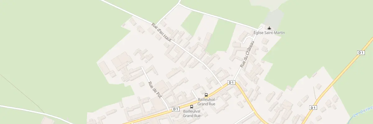 Plan du 3 Rue d’En Haut à Bailleulval