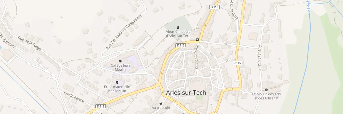 Plan du 18 Cae Sant Salvador à Arles-sur-Tech