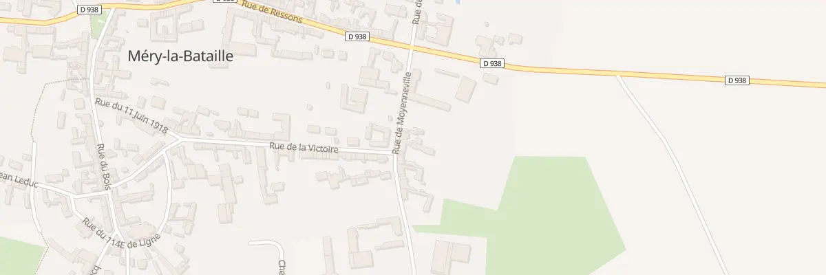 Plan du 3 Rue de Moyenneville à Méry-la-Bataille