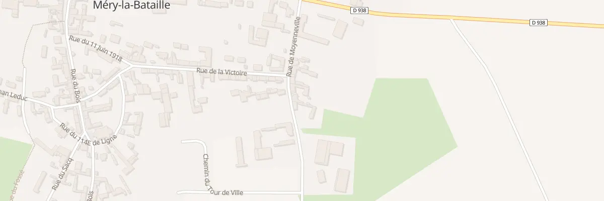 Plan du 9 Rue de Moyenneville à Méry-la-Bataille