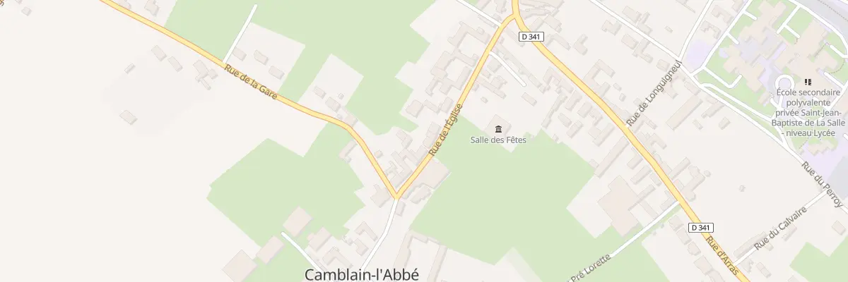 Plan du 12 Rue de l’Eglise à Camblain-l’Abbé