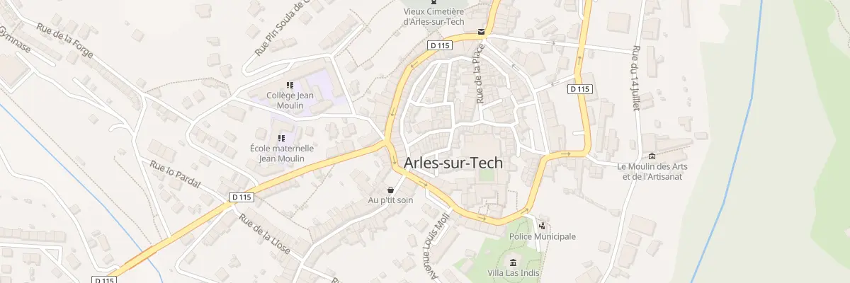 Plan du 21 Cae de les Festes à Arles-sur-Tech
