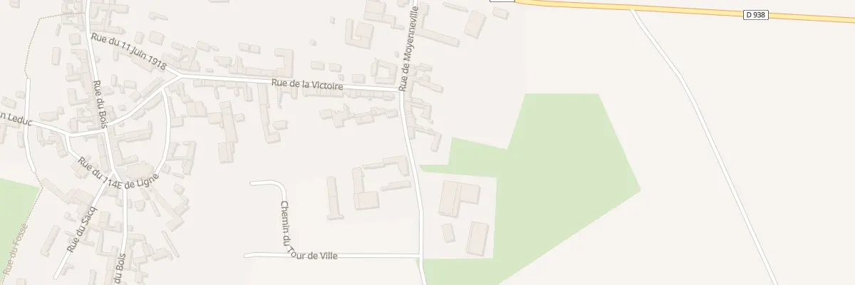 Plan du 11 Rue de Moyenneville à Méry-la-Bataille
