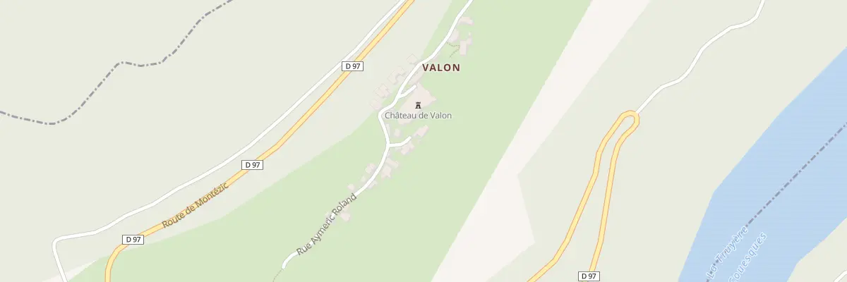 Plan du 5205 Valon à Lacroix-Barrez