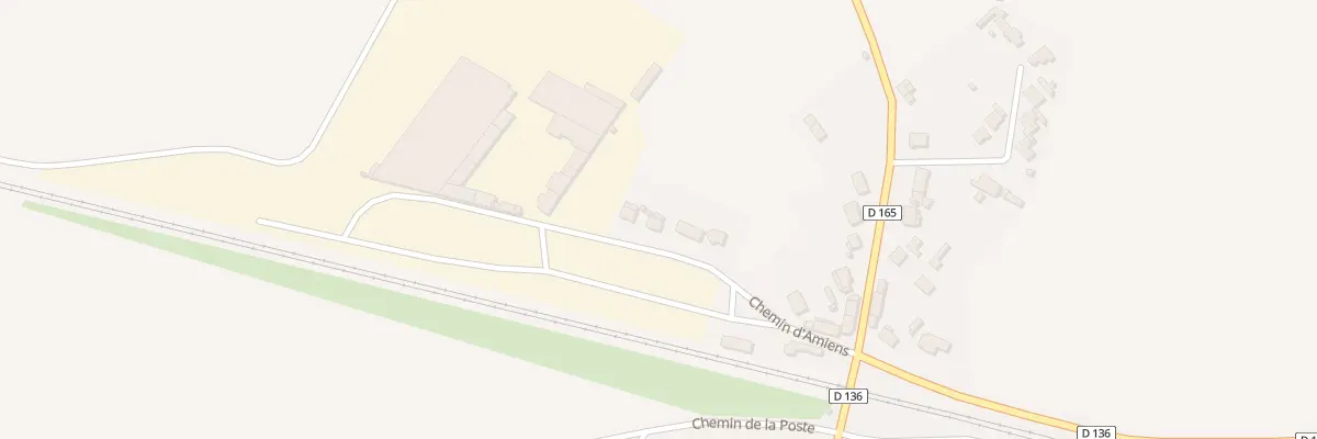 Plan du 16 Che d’Amiens à Guillaucourt