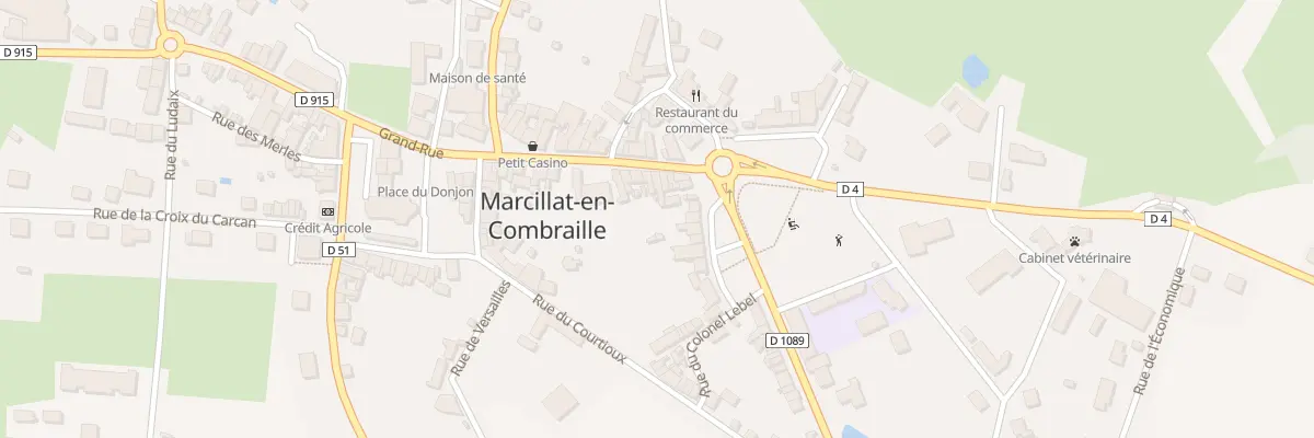 Plan du 82 Gr Grand Rue à Marcillat-en-Combraille