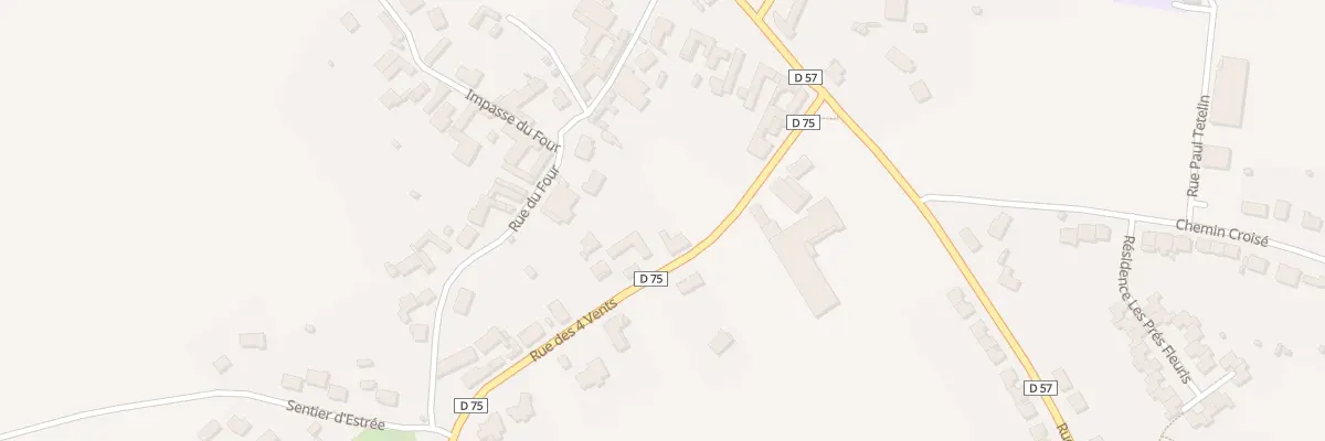 Plan du 2 Rue des 4 Vents à Servins