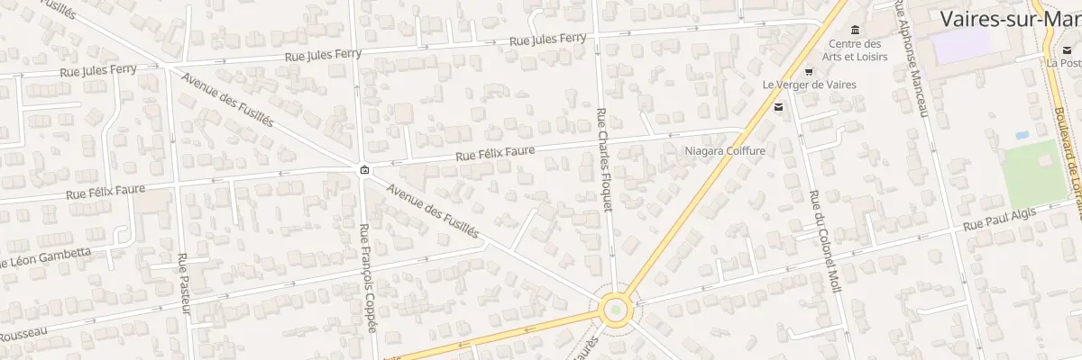 Plan du 23 Rue Félix Faure à Vaires-sur-Marne