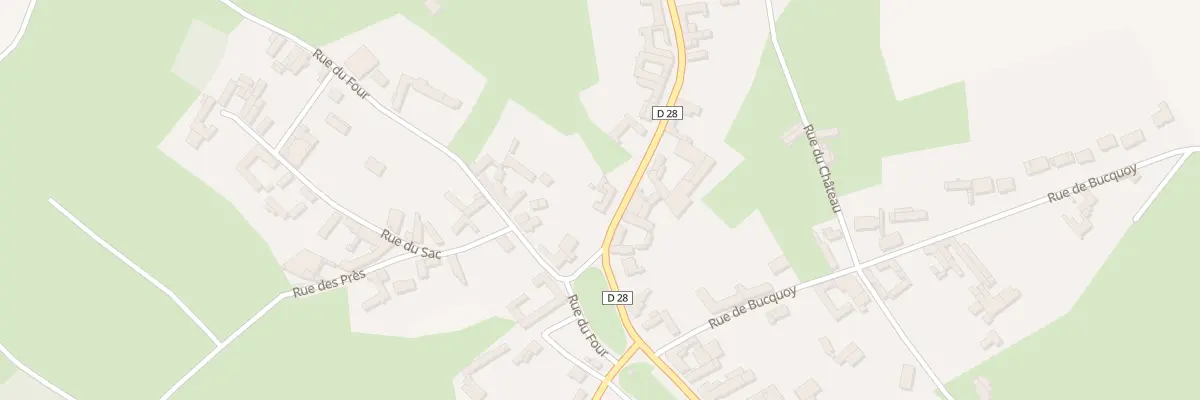 Plan du 2 Rue de Foncquevillers à Hébuterne