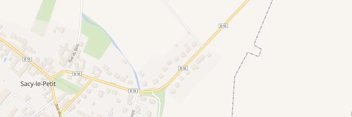 Plan du 27 Rue de la Motte à Sacy-le-Petit