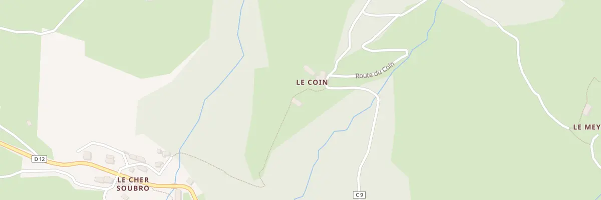 Plan du 5123 Le Coin au Falgoux