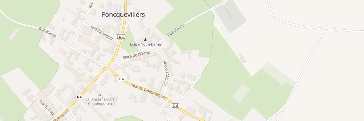 Plan du 5 Rue du Moulin à Foncquevillers