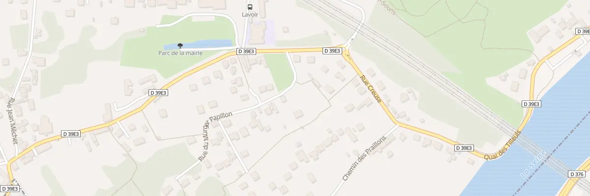 Plan du 85 Rue du Murger Papillon au Mée-sur-Seine