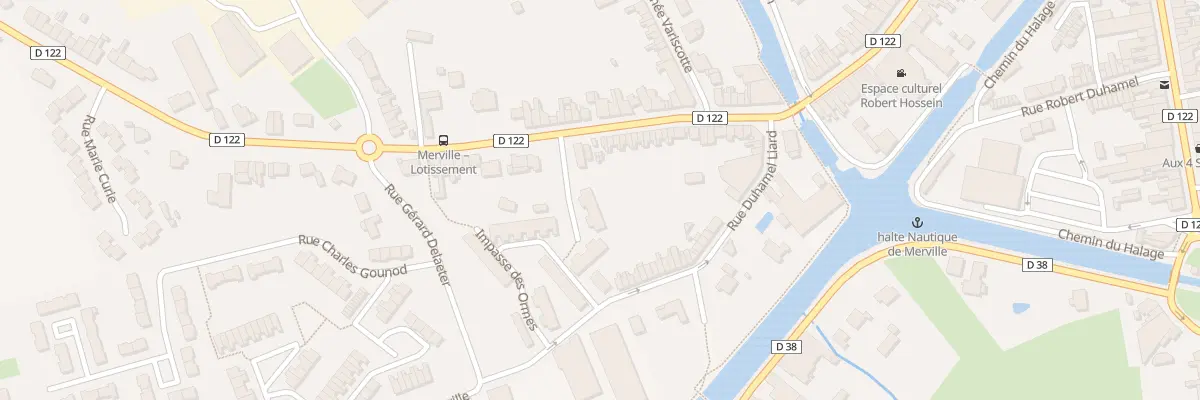 Plan du 2 Imp des Marronniers à Merville