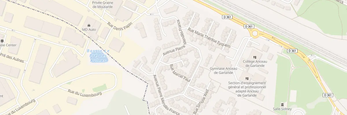 Plan du 38 Rue Pierre Mendes France à Roissy-en-Brie