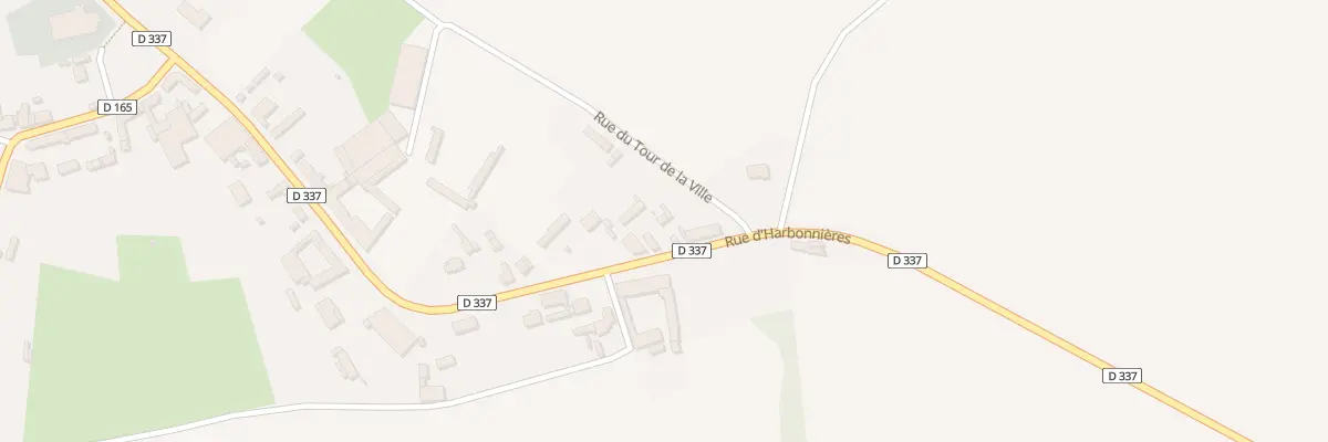 Plan du 33 Rue d’Harbonnières à Bayonvillers