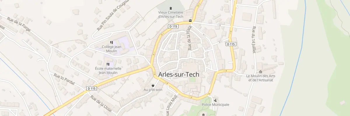 Plan du 8 Cae de les Festes à Arles-sur-Tech