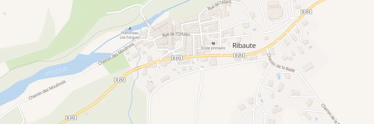Plan du 8 Av des Corbières à Ribaute