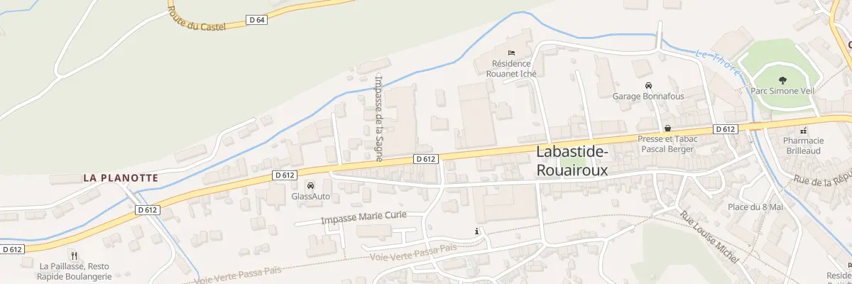 Plan du 3 Bd Carnot à Labastide-Rouairoux