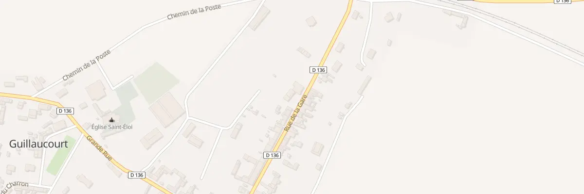 Plan du 29 Rue de la Gare à Guillaucourt