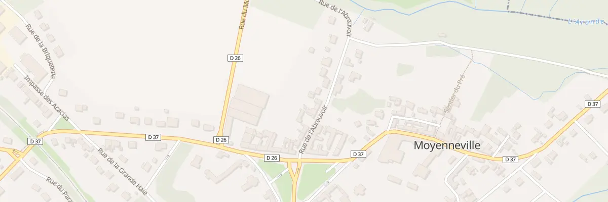 Plan du 71 Rue de l’Abreuvoir à Moyenneville