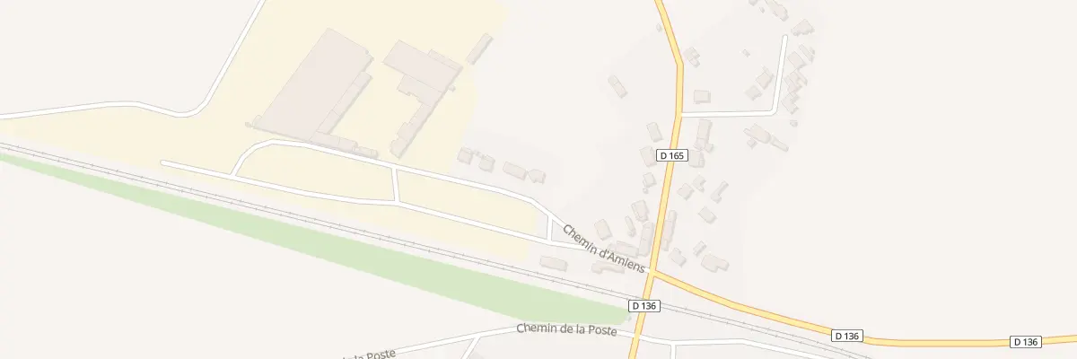 Plan du 12 Che d’Amiens à Guillaucourt