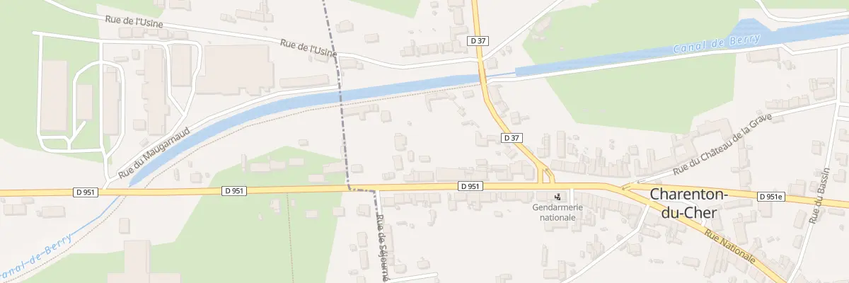 Plan du 13 Rue Nationale à Charenton-du-Cher