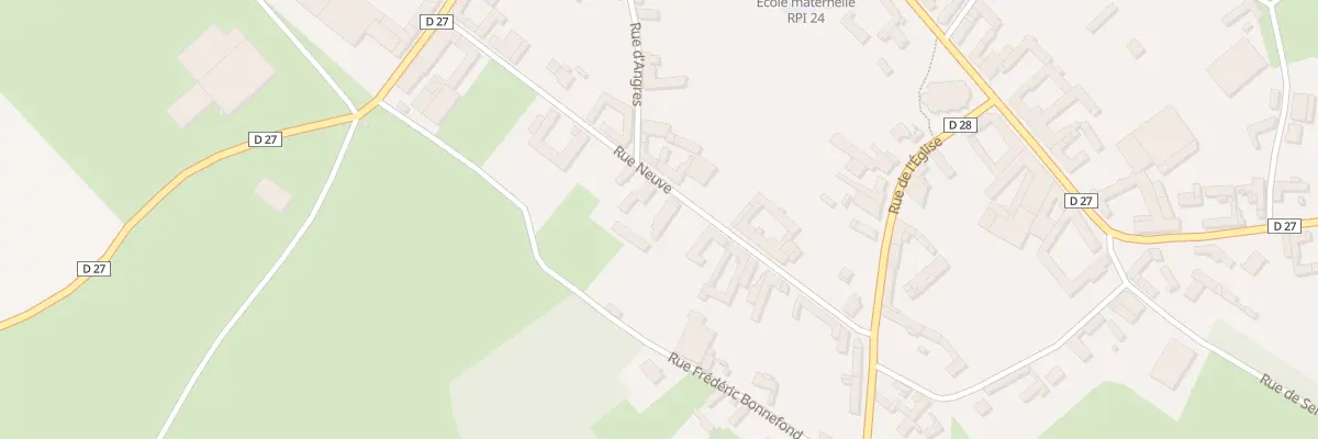 Plan du 7B Rue Neuve à Hébuterne