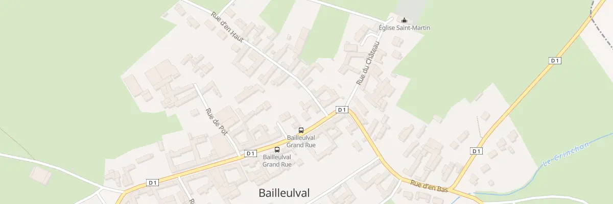 Plan du 4 Gr Grand Rue à Bailleulval