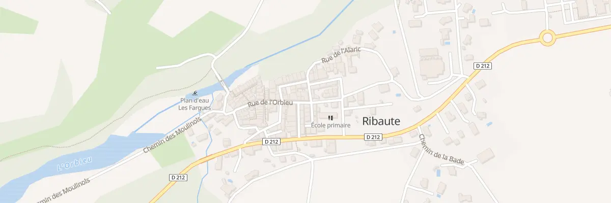 Plan du 16 Rue de l’Orbieu à Ribaute