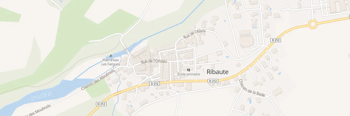 Plan du 1B Rue de l’Alaric à Ribaute