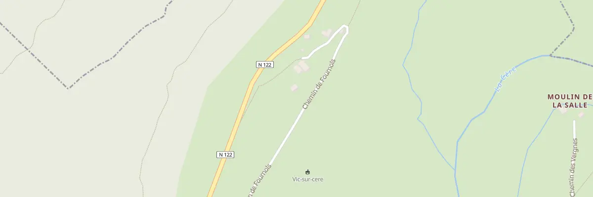 Plan du 9 Che de Fournols à Vic-sur-Cère