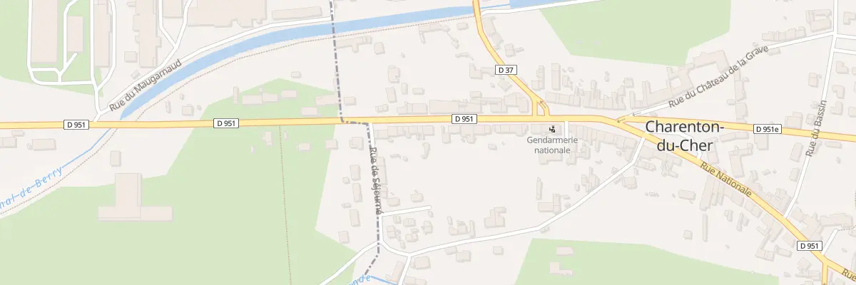 Plan du 14 Rue Nationale à Charenton-du-Cher