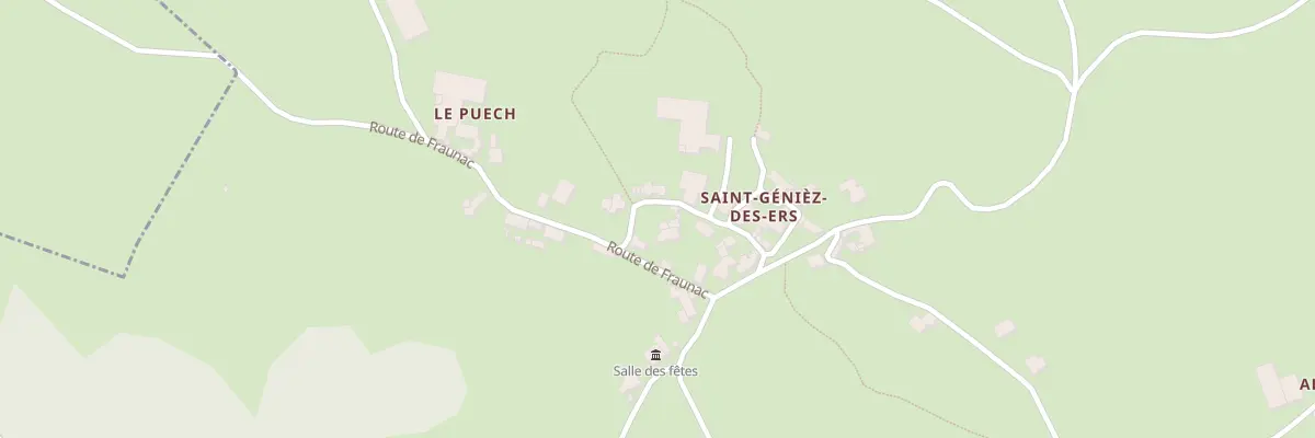 Plan du 5039 Saint Geniez des Ers à Sébrazac
