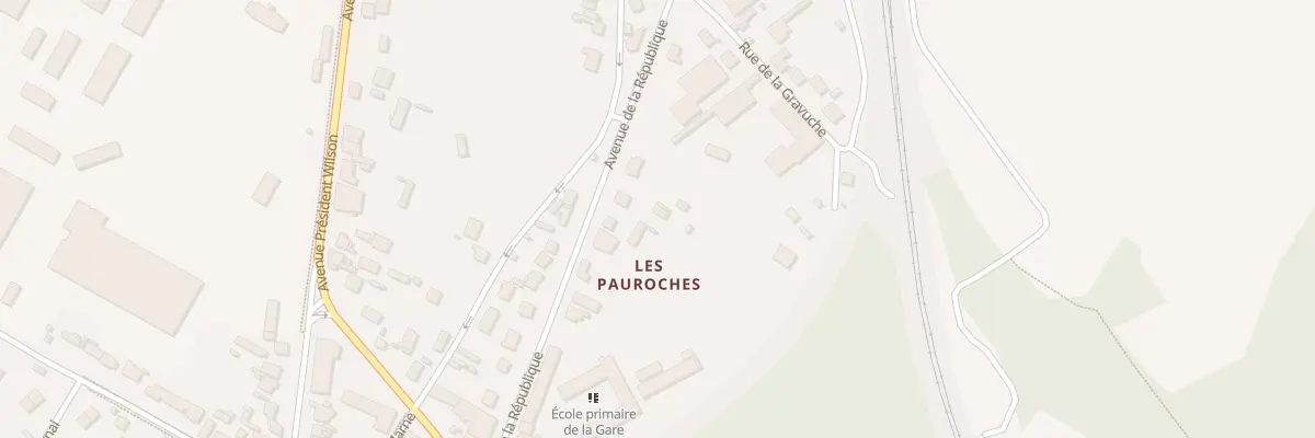 Plan du 94B Av de la République à Gien