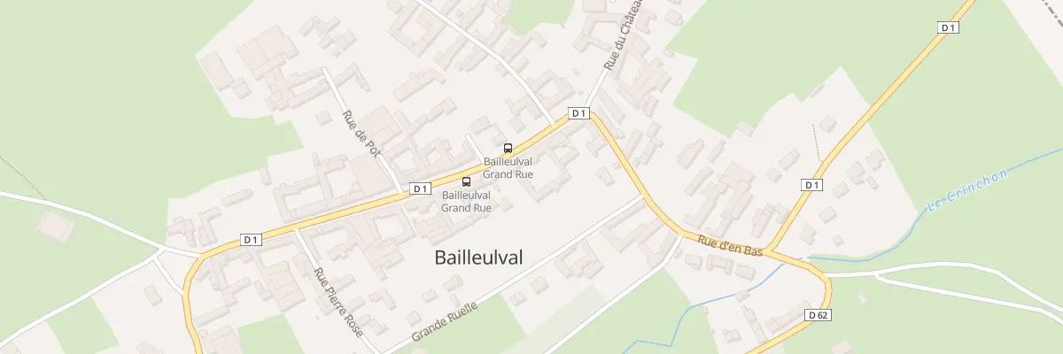 Plan du 5 Gr Grand Rue à Bailleulval