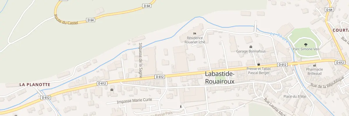 Plan du 11 Bd Carnot à Labastide-Rouairoux