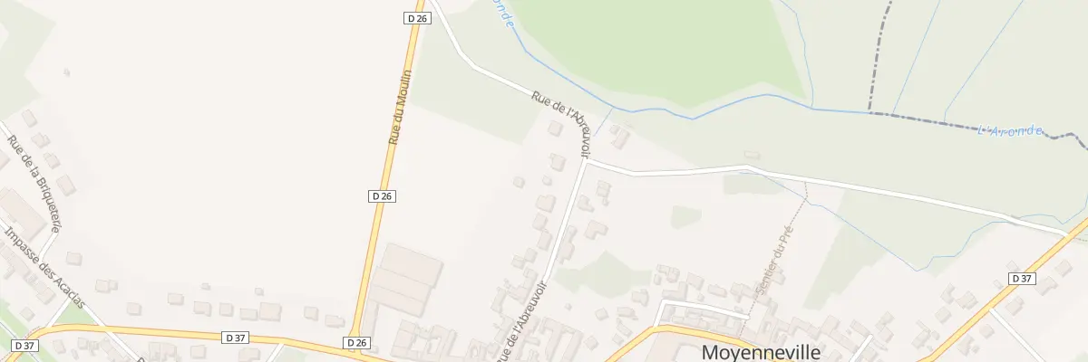 Plan du 161 Rue de l’Abreuvoir à Moyenneville