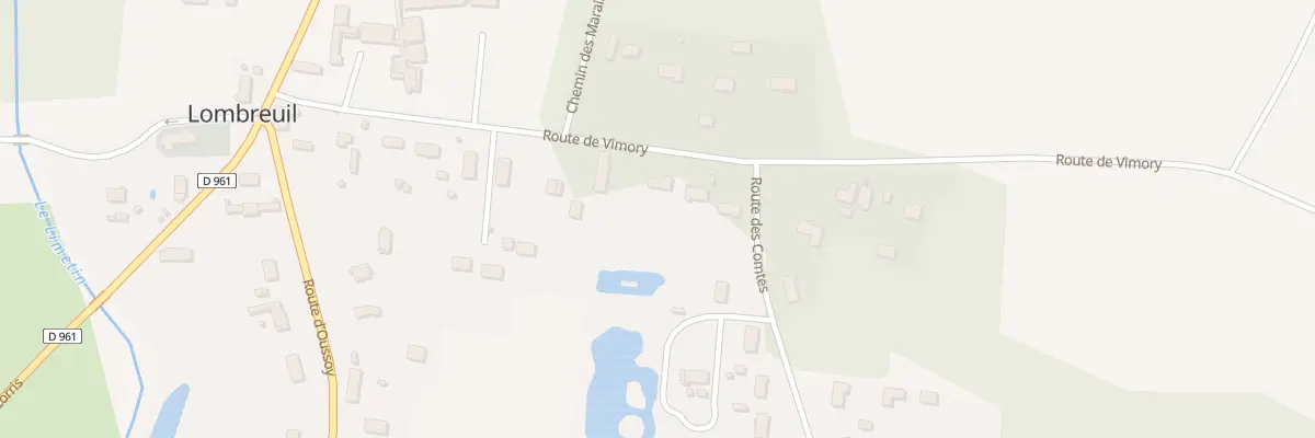 Plan du 28 Rte de Vimory à Lombreuil