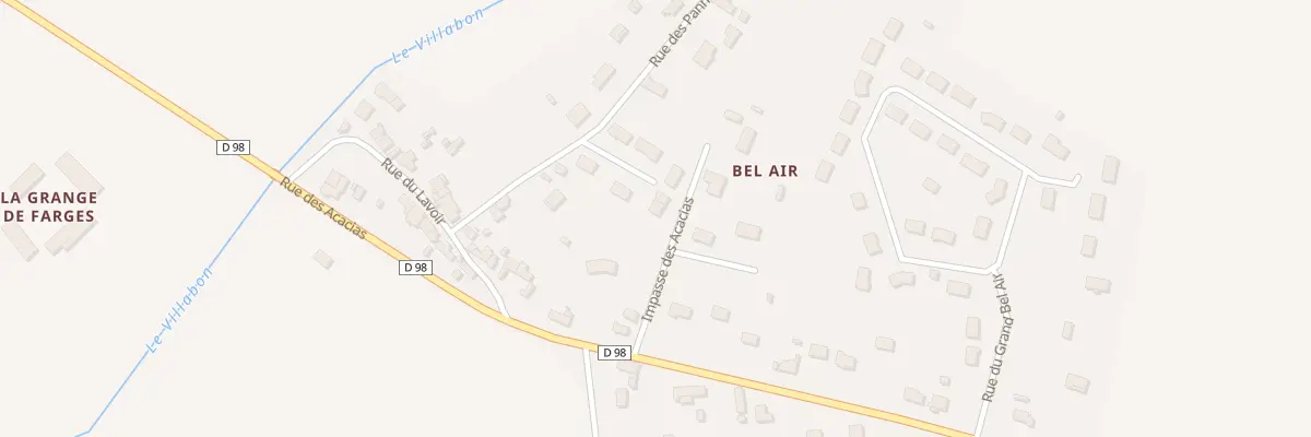 Plan du 12 Rue des Pannes à Farges-en-Septaine