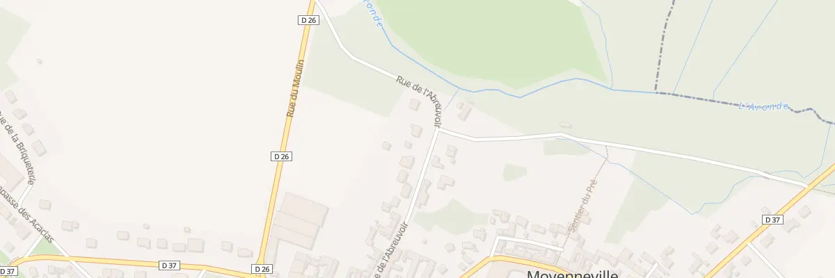 Plan du 181 Rue de l’Abreuvoir à Moyenneville