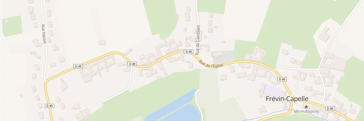 Plan du 9 Rue du Général de Gaulle à Frévin-Capelle